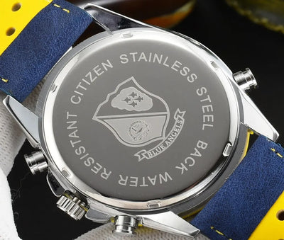 Men’s Stainless Steel Chronograph Watch with Calendar