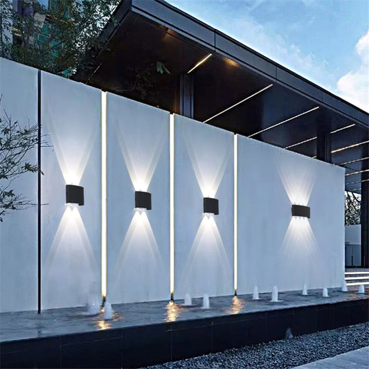 Modern waterproof LED wall lamp for indoor and outdoor use