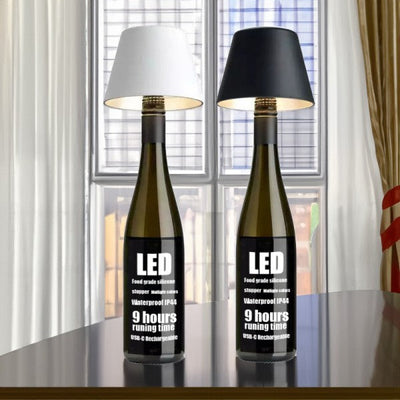 Rechargeable Wine Bottle Table Lamp Head