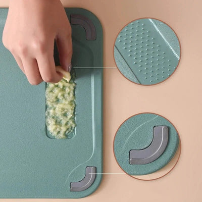Double-Sided Stainless Steel Kitchen Cutting Board