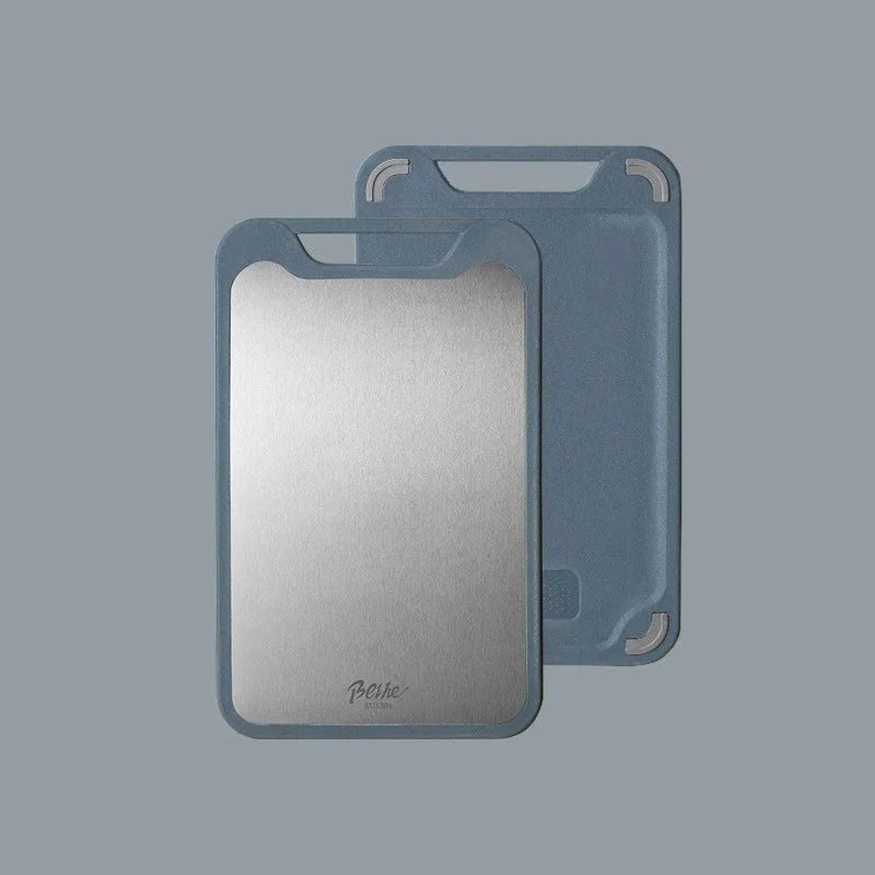 Double-Sided Stainless Steel Kitchen Cutting Board