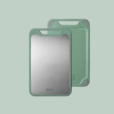 Double-Sided Stainless Steel Kitchen Cutting Board