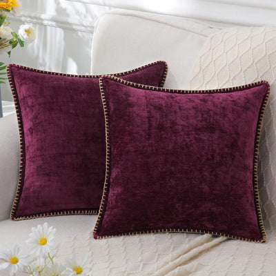 Decorative Chenille Cushion Cover Soft Washable