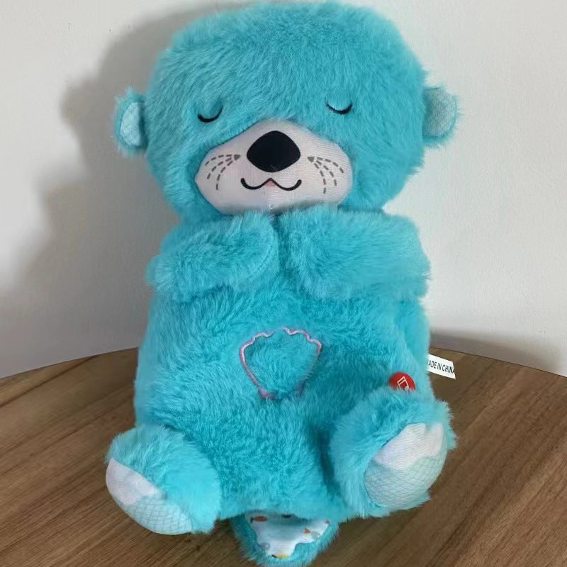 Calming Otter Plush Toy with Soothing Motion