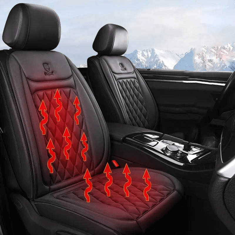 Car Seat Heater with Adjustable Temperature Control – 12V/24V
