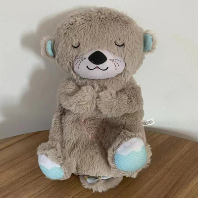 Calming Otter Plush Toy with Soothing Motion