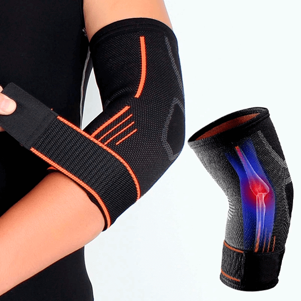 Adjustable Elbow Support – Compression Brace with Velcro Closure