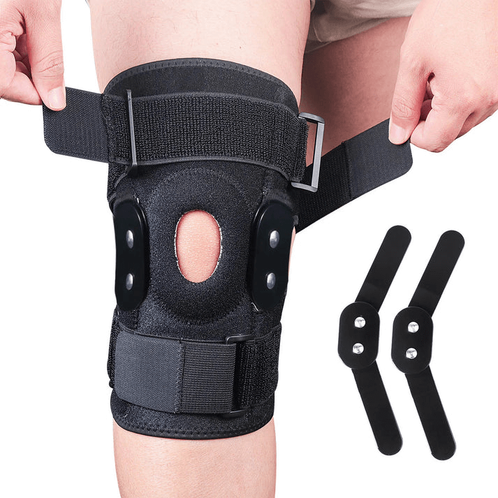 FlexiGuard Knee Brace – Adjustable Articulated Support for Pain Relief