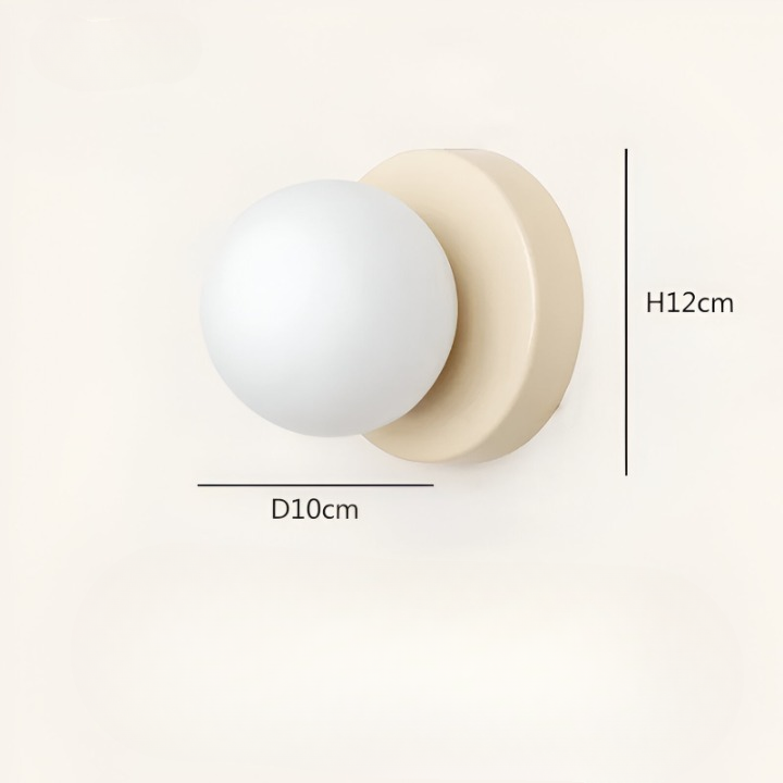 Modern LED Wall Light – Compact Downward Fixture