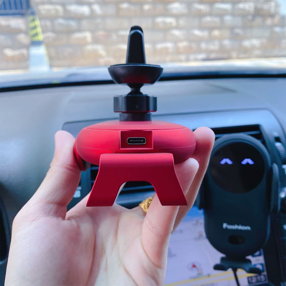 Wireless Car Phone Holder with Fast Charging and Auto Clamp