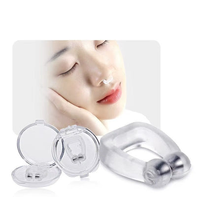 Magnetic Anti-Snoring Nose Clip for Sleep Aid