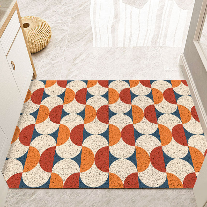 Vintage Welcome Mat with Non-Slip Backing