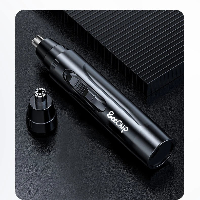 Rechargeable Nose & Ear Hair Trimmer – Pain-Free for Men & Women