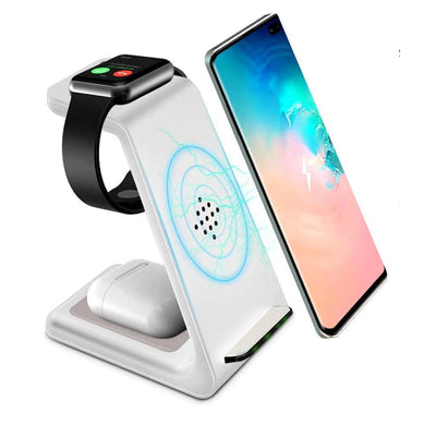 Allescharger 3-in-1 Wireless Charger – Apple & Samsung Devices