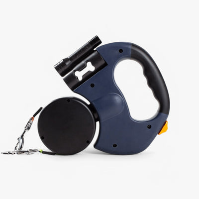 Double Dog Leash with 360° Rotating Retractable Leads