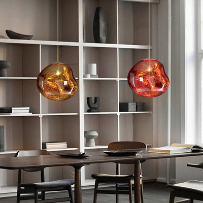 Dynamic Acrylic LED Ceiling Lamp with Mirror Finish