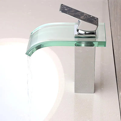 AquaCascade Bathroom Waterfall Faucet