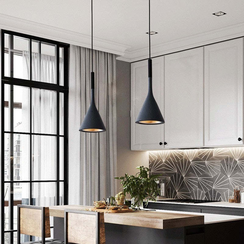 Modern Triangle Pendant Light for Living Room