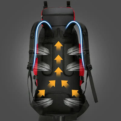 Outdoor Backpack 90L Waterproof Hiking Camping Travel