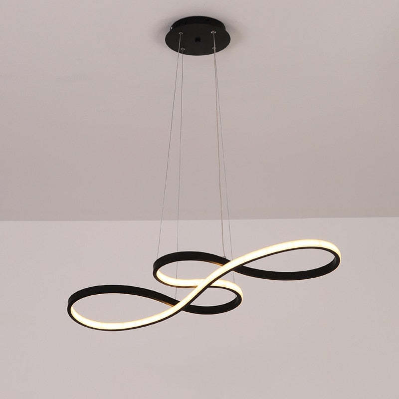 Musical Note LED Pendant Light – Modern Acrylic Ceiling Lamp