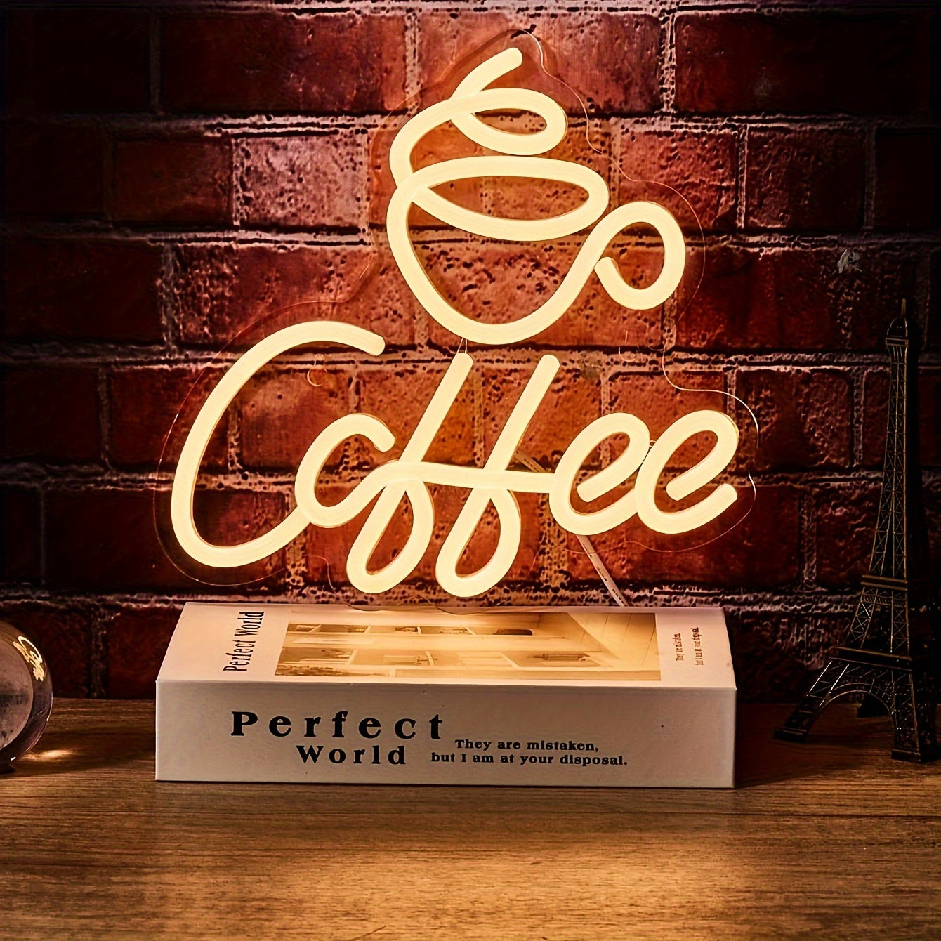 Neon LED Coffee Sign for Kitchen or Café Wall