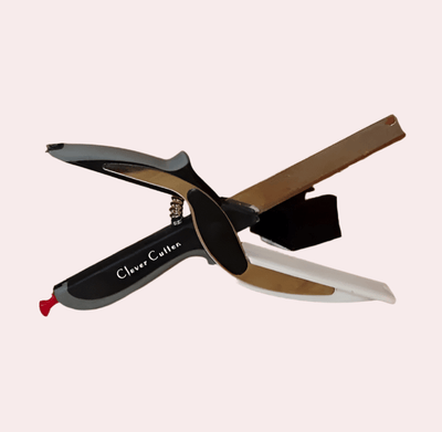 2-in-1 Kitchen Knife with Built-In Cutting Board