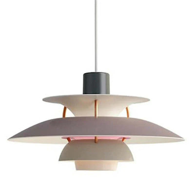 Modern Morandi LED Pendant Light – E27 Metal Shade