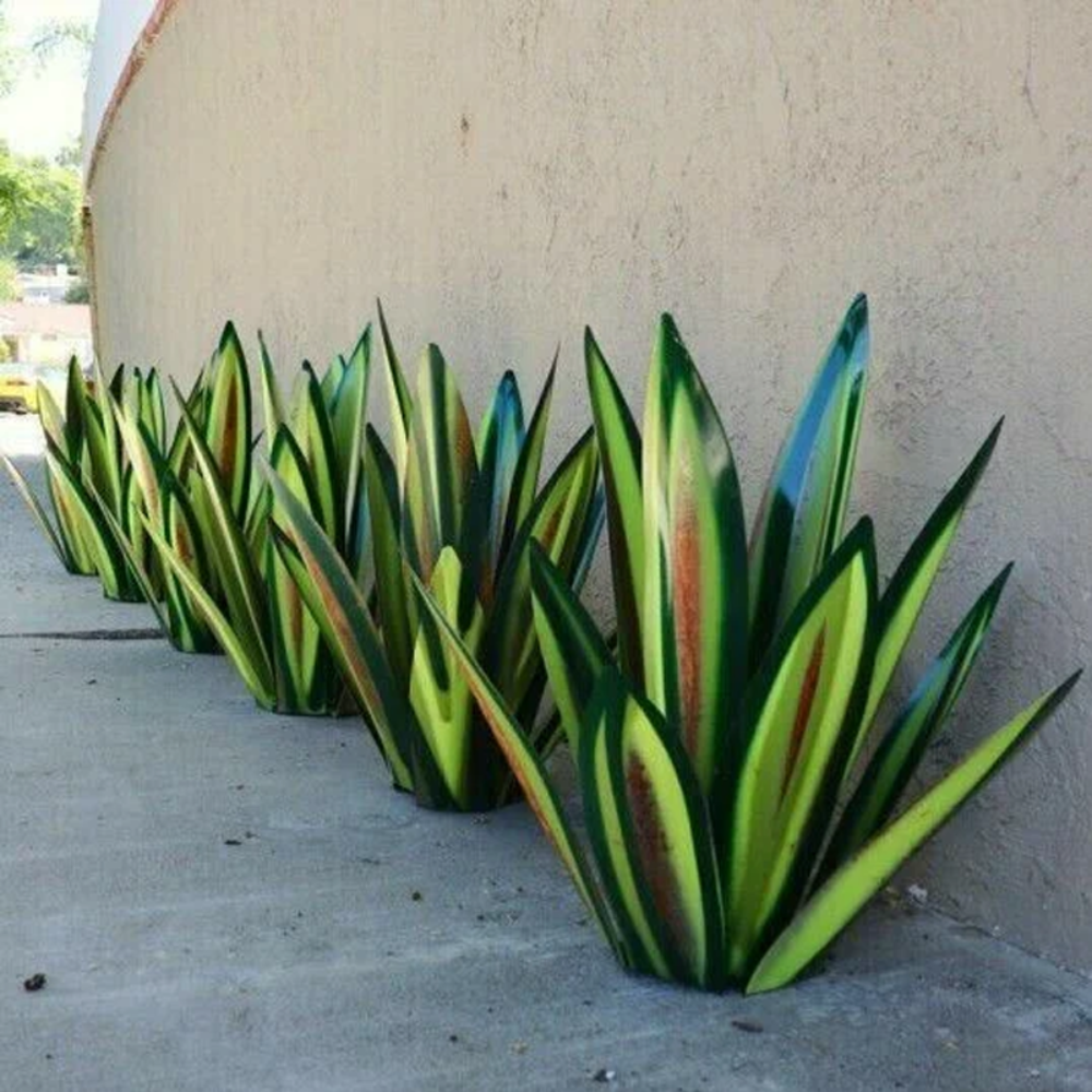 Handmade Agave Decorative Plant, Natural Polystone Design