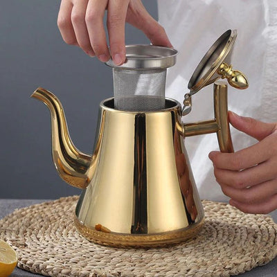 Stainless Steel Induction Kettle with Filter