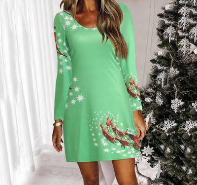 Women’s Elegant Christmas Dress for Holiday Parties
