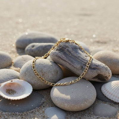 Mini Figaro 17.8cm vergoldetes Armband