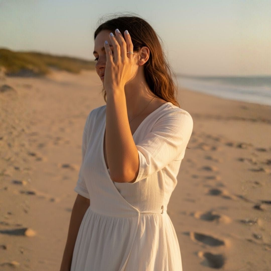 Adjustable Gold Plated Open Spiral Ring for Women