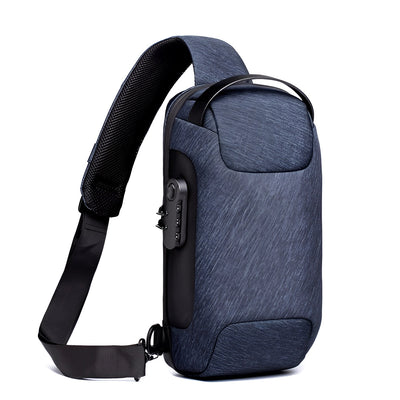 Anti-Theft Waterproof USB Backpack for Men with Charging