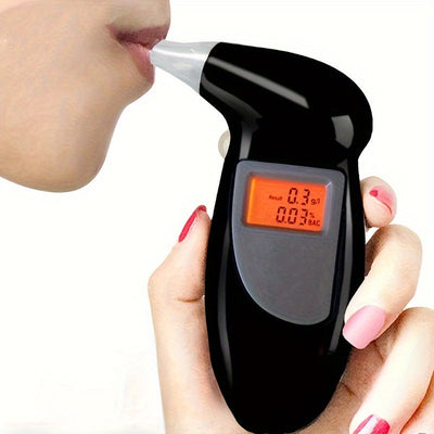 Portable Electronic Breathalyzer with Accurate Digital Display