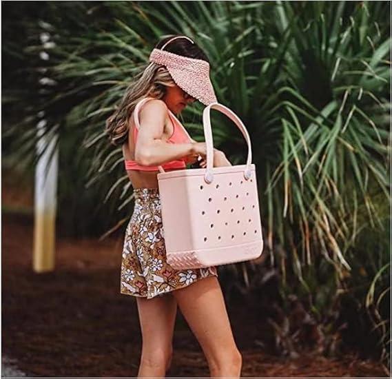 Washable EVA Beach Tote Bag with Vent Holes and Large Capacity