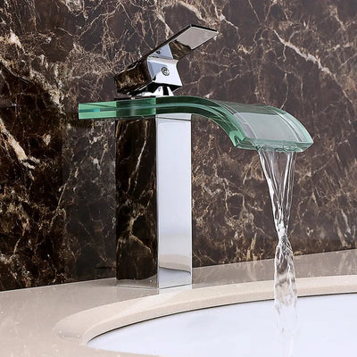 AquaCascade Bathroom Waterfall Faucet