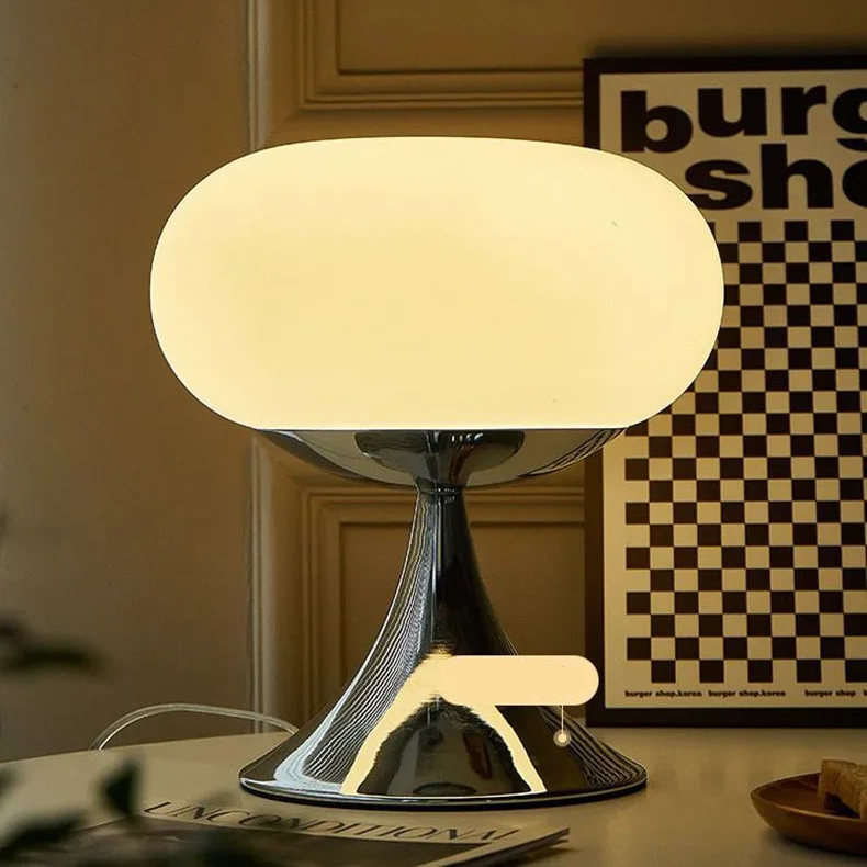 Antique Apple Table Lamp with Vintage Bauhaus Design