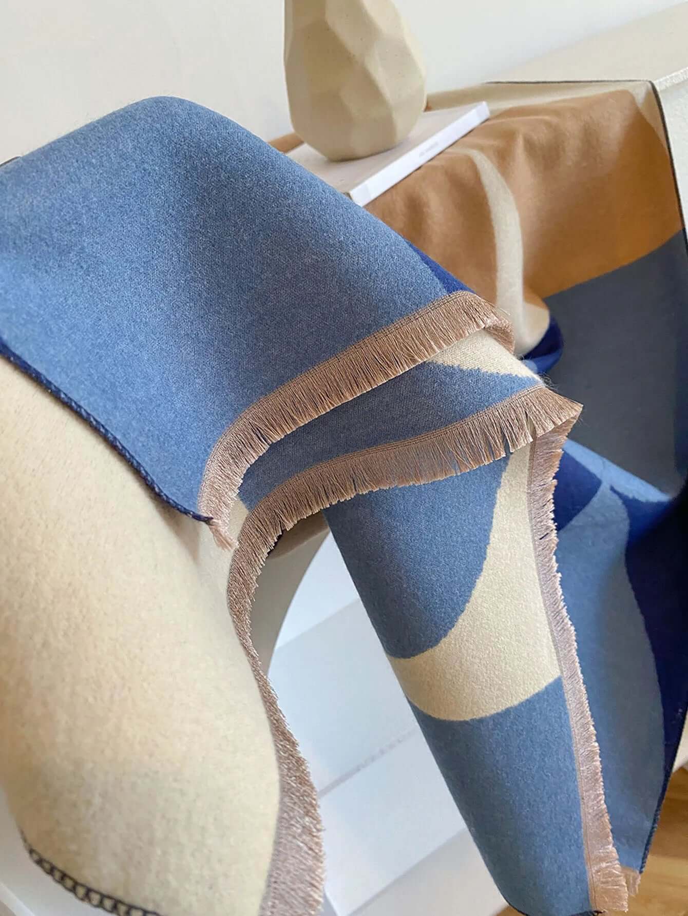 Women’s Reversible Winter Scarf – Soft & Warm Wrap