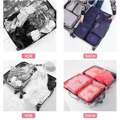 6-Piece Luggage Packing Cubes Travel Set