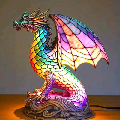 LED Dog Table Lamp – Modern Resin Design