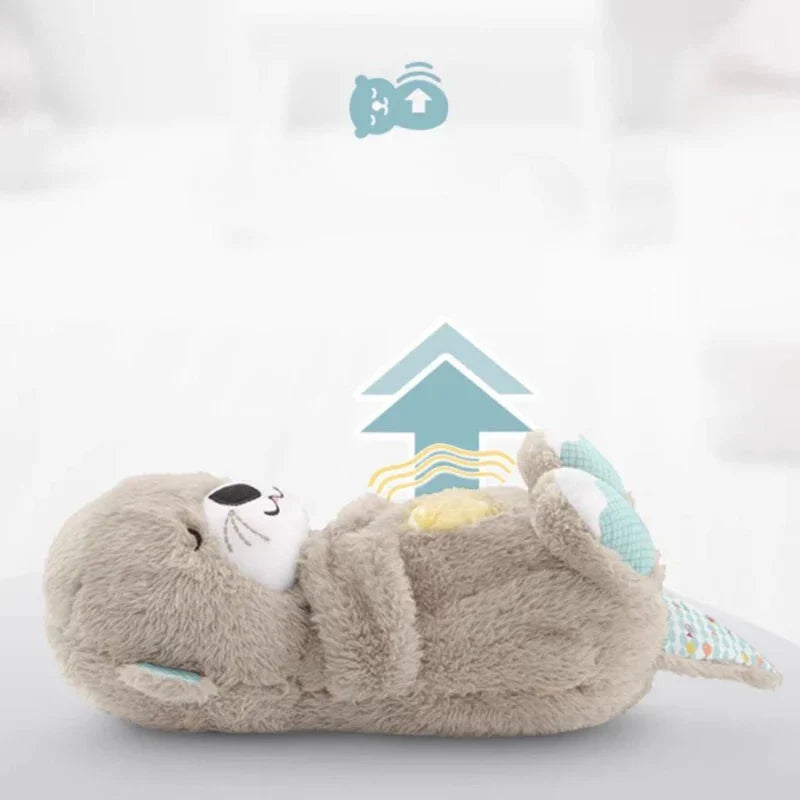 Calming Otter Plush Toy with Soothing Motion