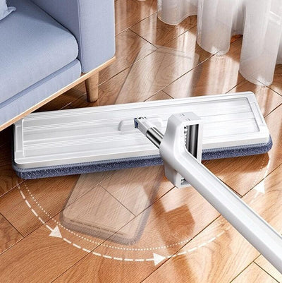 360° Rotating Flat Mop with Adjustable Handle