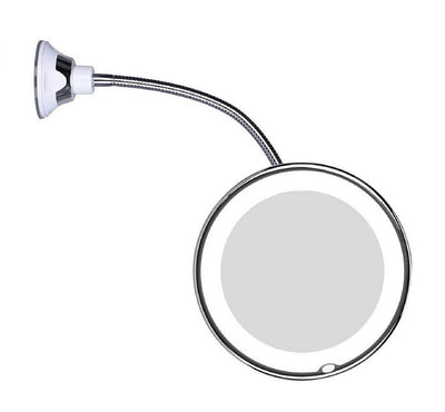 LED Magnifying Makeup Mirror with Flexible Gooseneck Arm