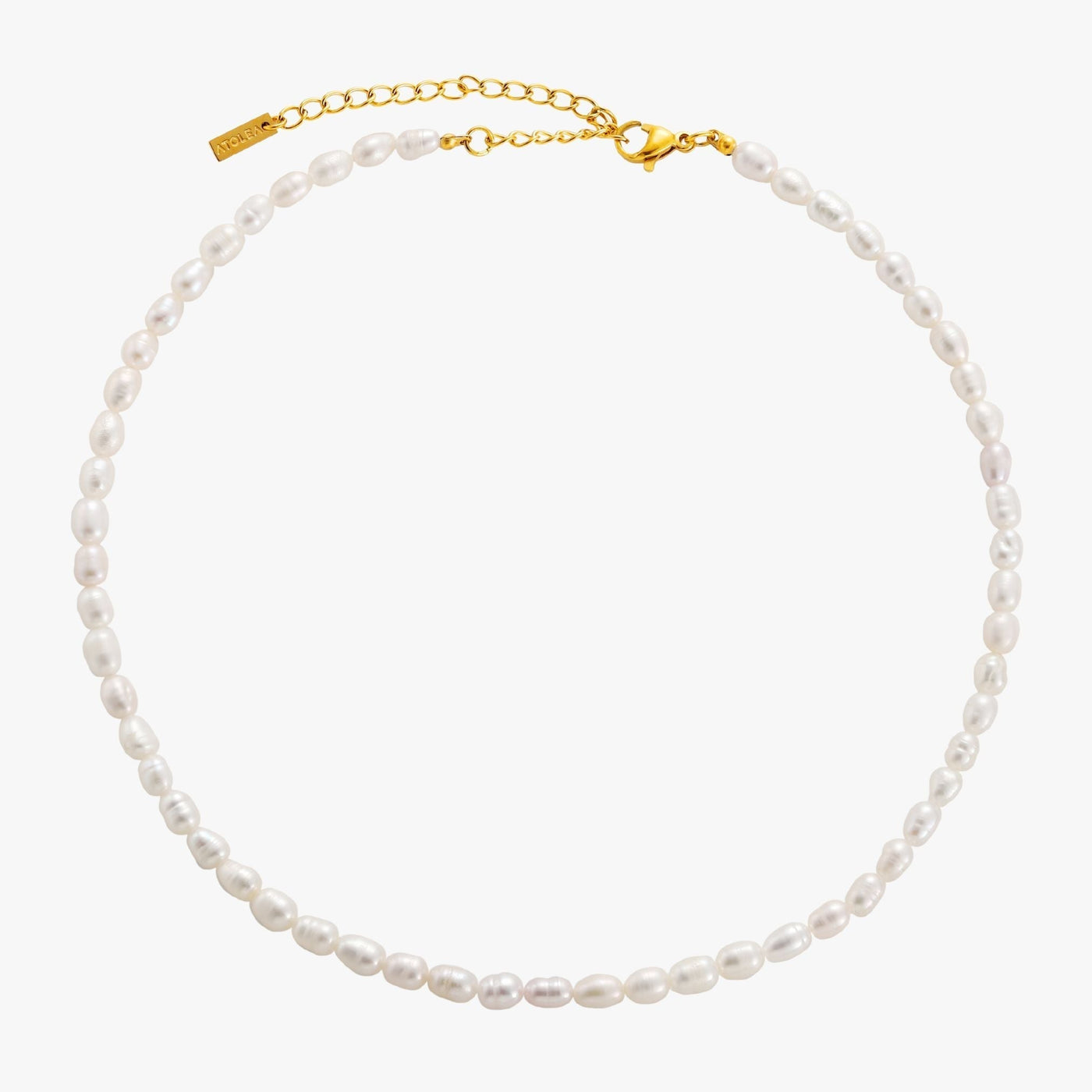 Amélie Freshwater Pearl Choker Necklace with 18K Gold Coating
