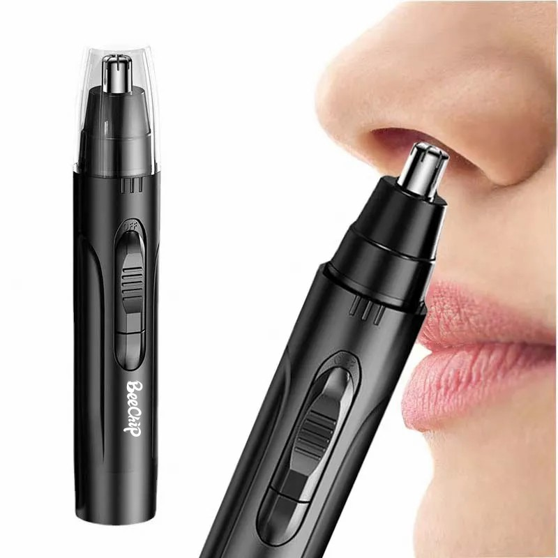 Rechargeable Nose & Ear Hair Trimmer – Pain-Free for Men & Women