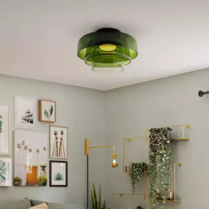 Nordic Designer Medieval Glass Ceiling Lamp