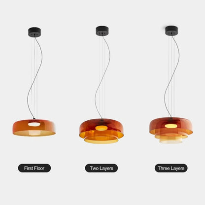Glass Ceiling Lamp Design