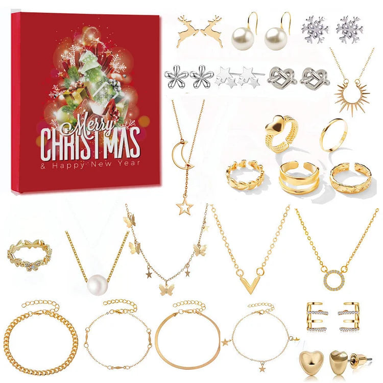 24-Day Gold & Silver Jewelry Advent Calendar