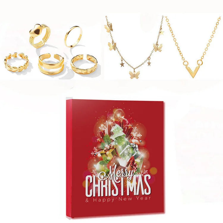 24-Day Gold & Silver Jewelry Advent Calendar
