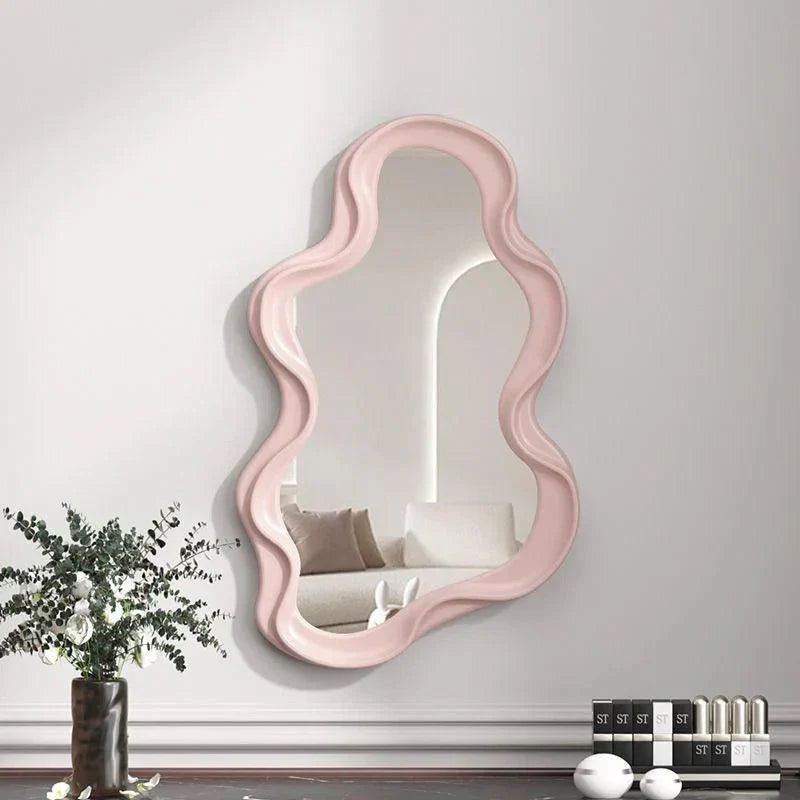Cloud-Shaped Decorative Wall Mirror for Home